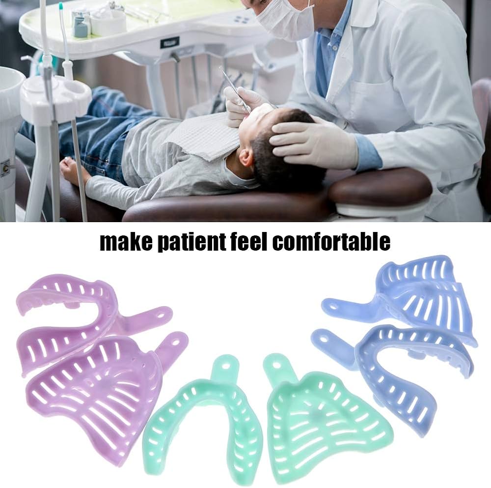 Amazon.co.jp: 歯科医院用の歯科用トレー、軽量6個印象用トレー